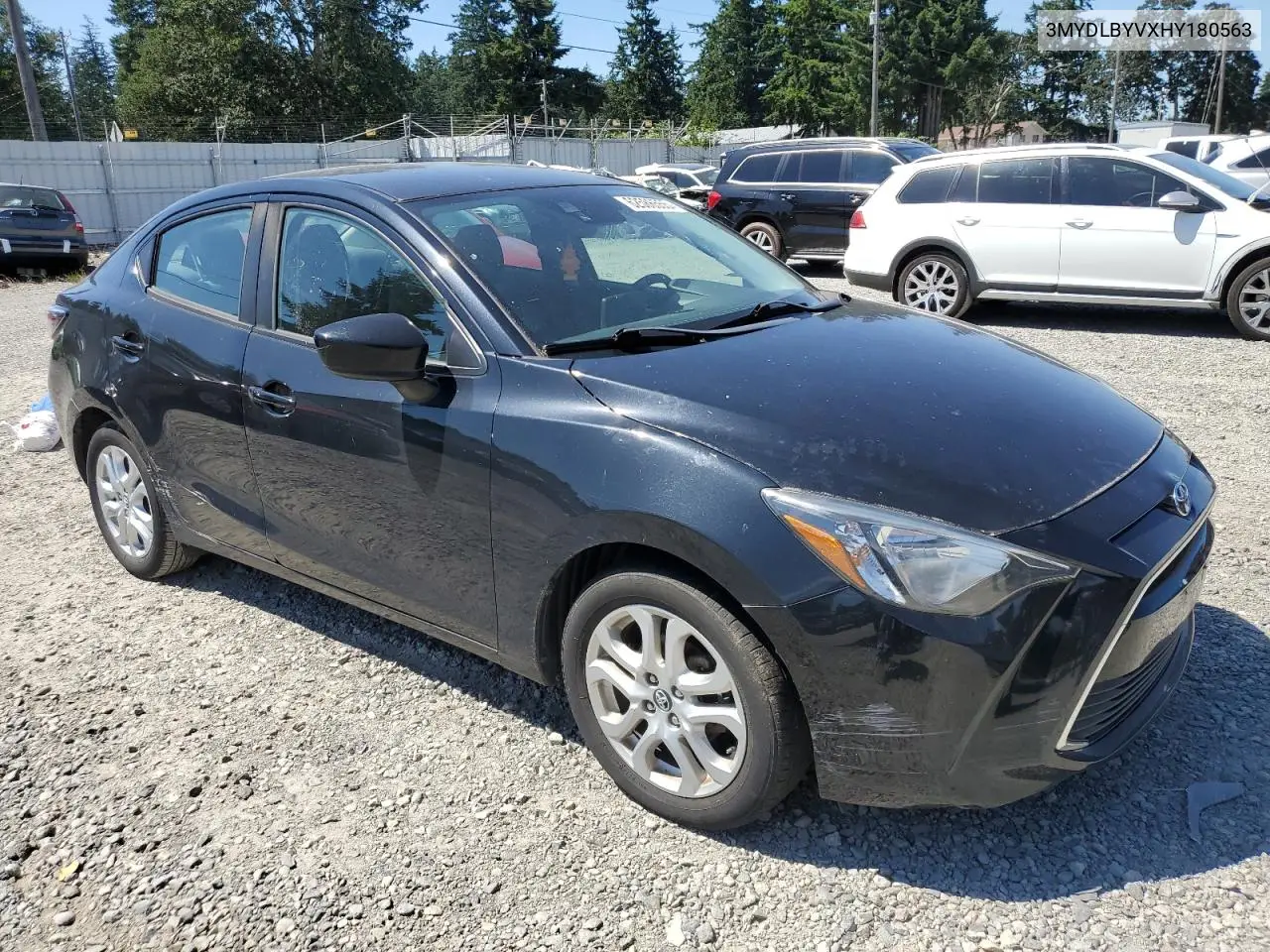2017 Toyota Yaris Ia VIN: 3MYDLBYVXHY180563 Lot: 62586555
