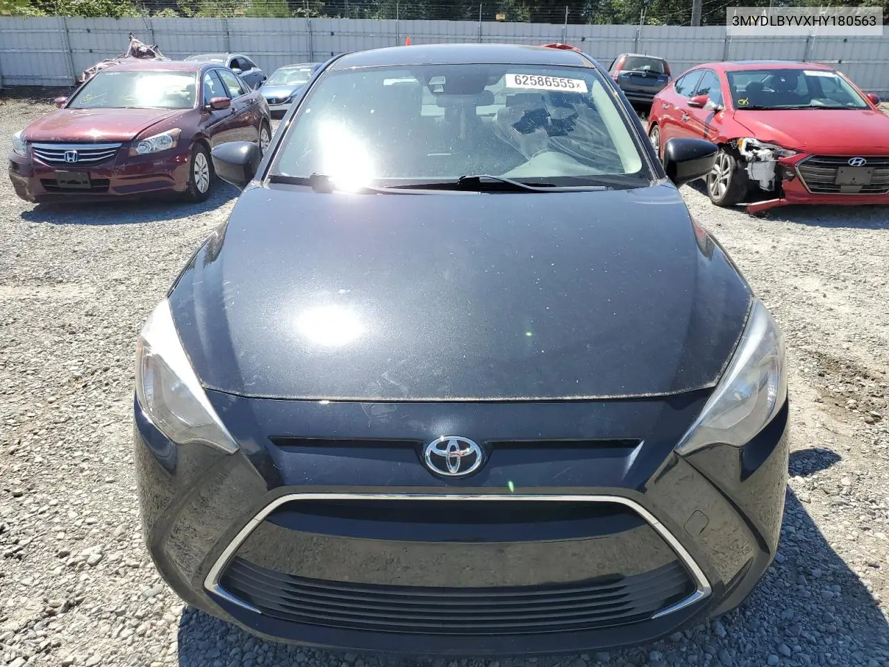 2017 Toyota Yaris Ia VIN: 3MYDLBYVXHY180563 Lot: 62586555