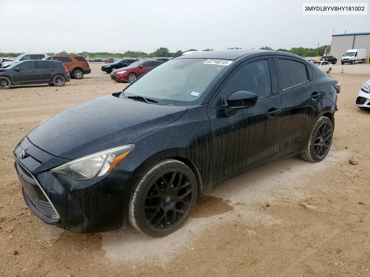2017 Toyota Yaris Ia VIN: 3MYDLBYV8HY181002 Lot: 62746515