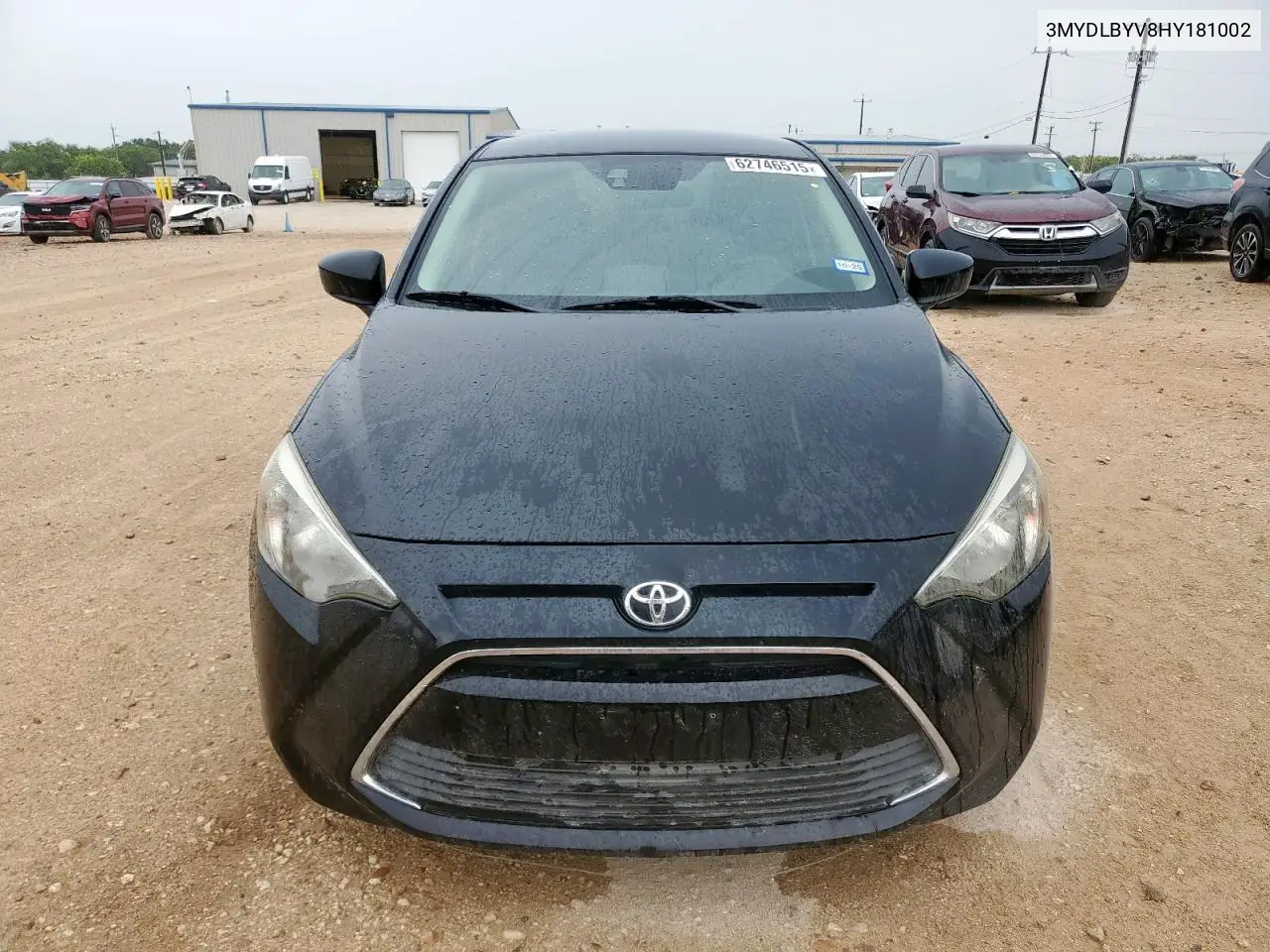 2017 Toyota Yaris Ia VIN: 3MYDLBYV8HY181002 Lot: 62746515