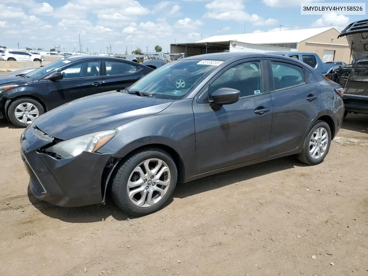 2017 Toyota Yaris Ia VIN: 3MYDLBYV4HY158526 Lot: 63159255