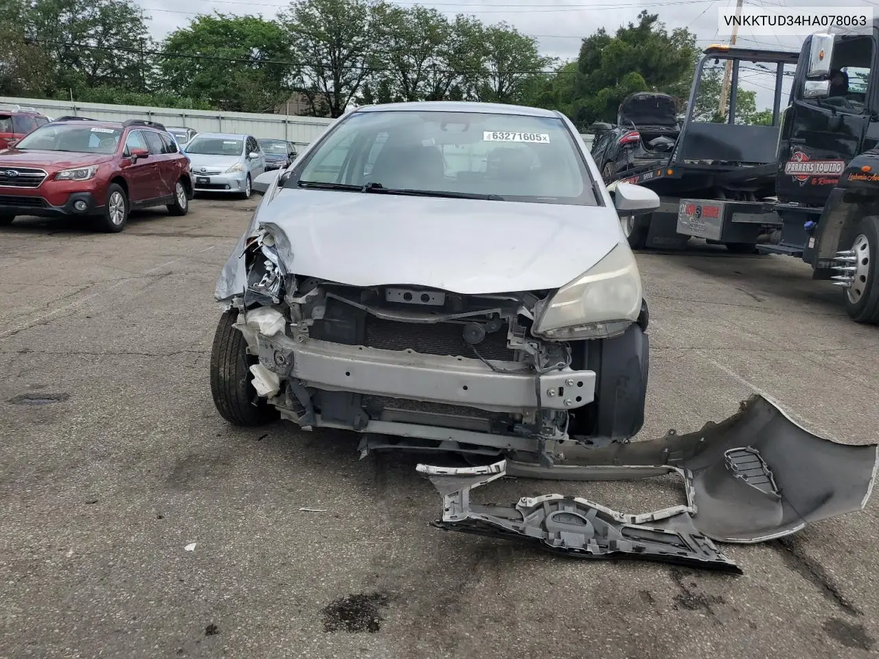 2017 Toyota Yaris L VIN: VNKKTUD34HA078063 Lot: 63271605