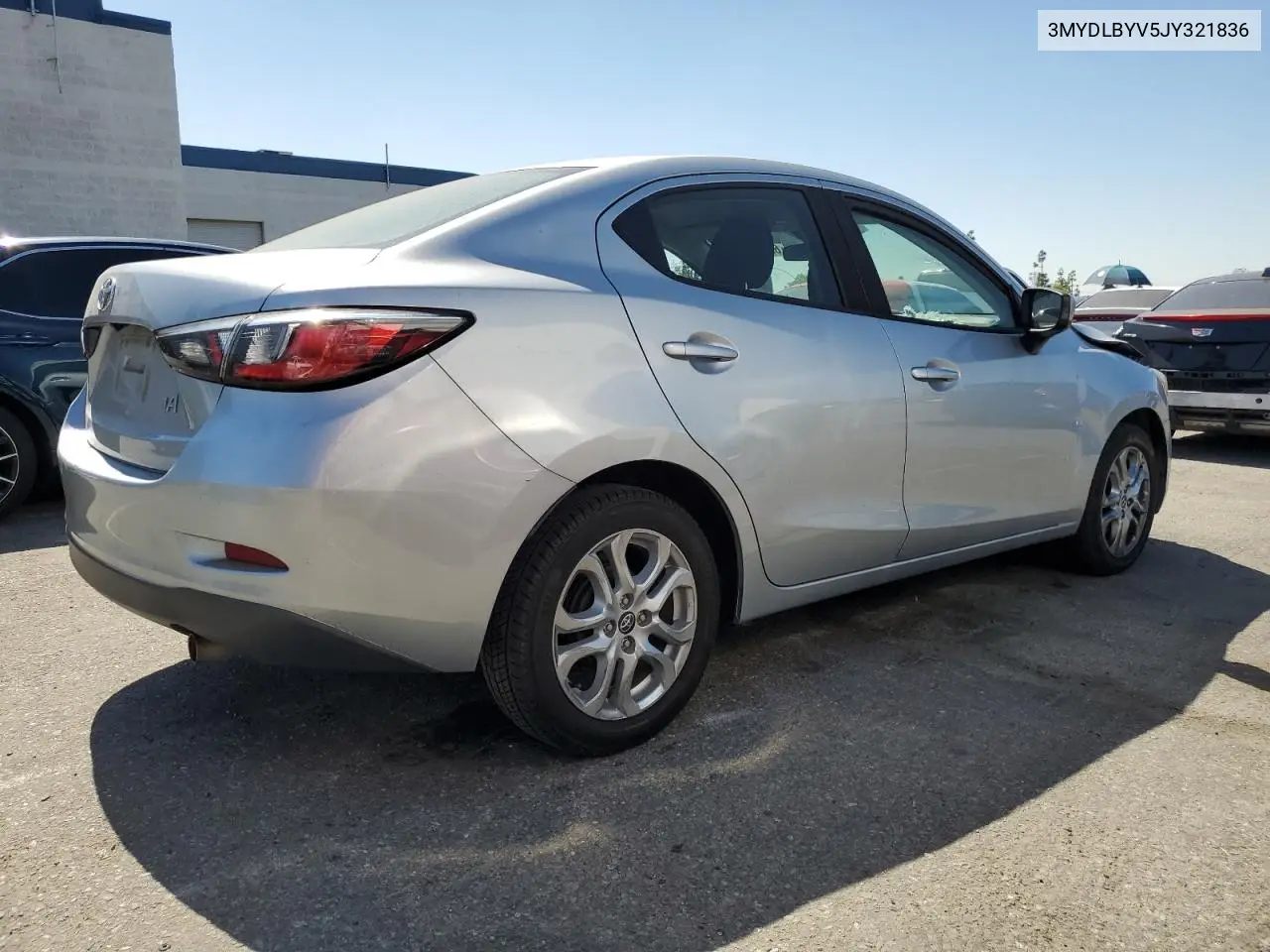 2018 Toyota Yaris Ia VIN: 3MYDLBYV5JY321836 Lot: 62134615