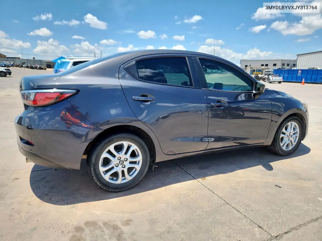 2018 Toyota Yaris Ia VIN: 3MYDLBYVXJY313764 Lot: 62742175
