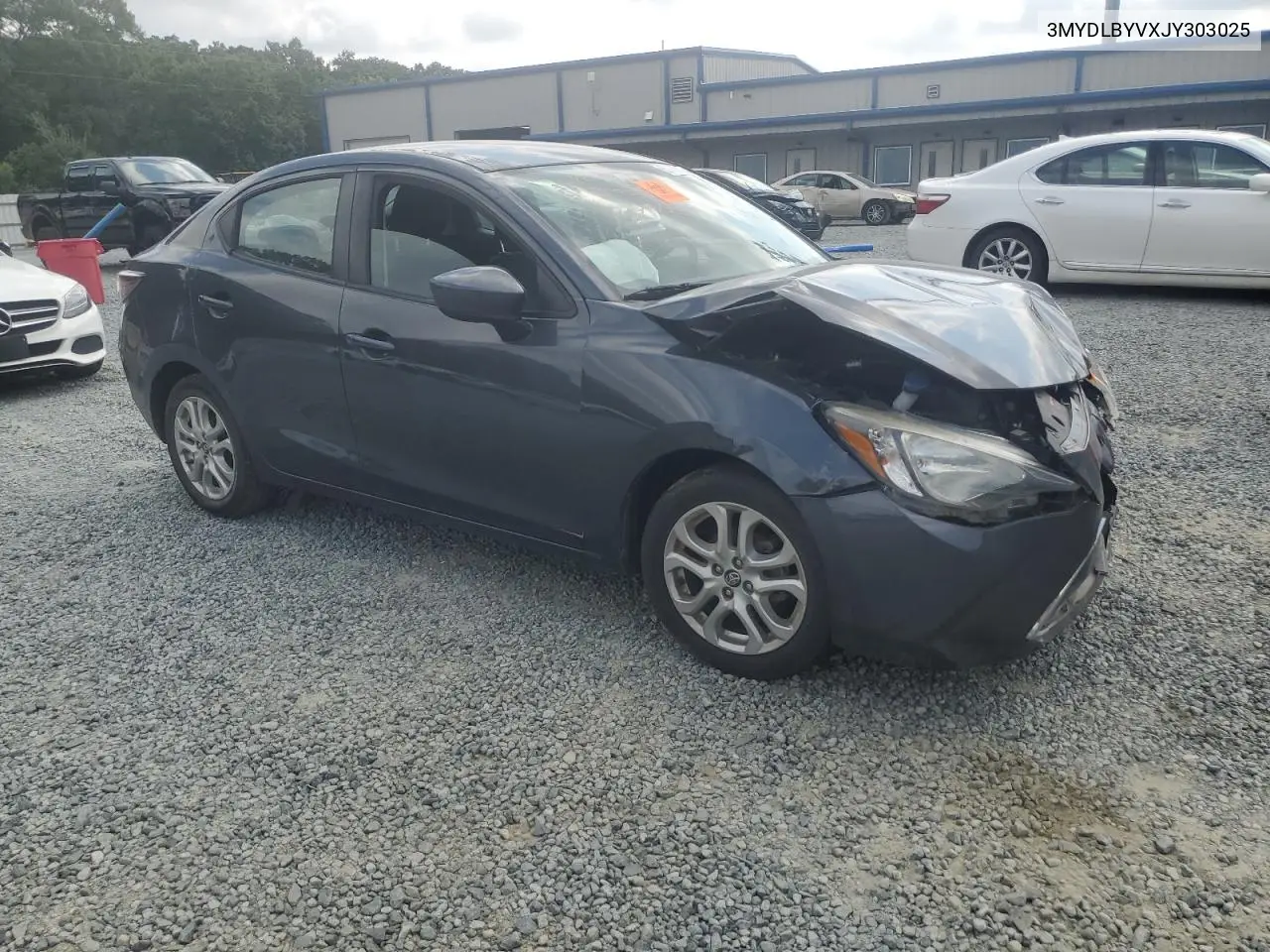 2018 Toyota Yaris Ia VIN: 3MYDLBYVXJY303025 Lot: 62762135