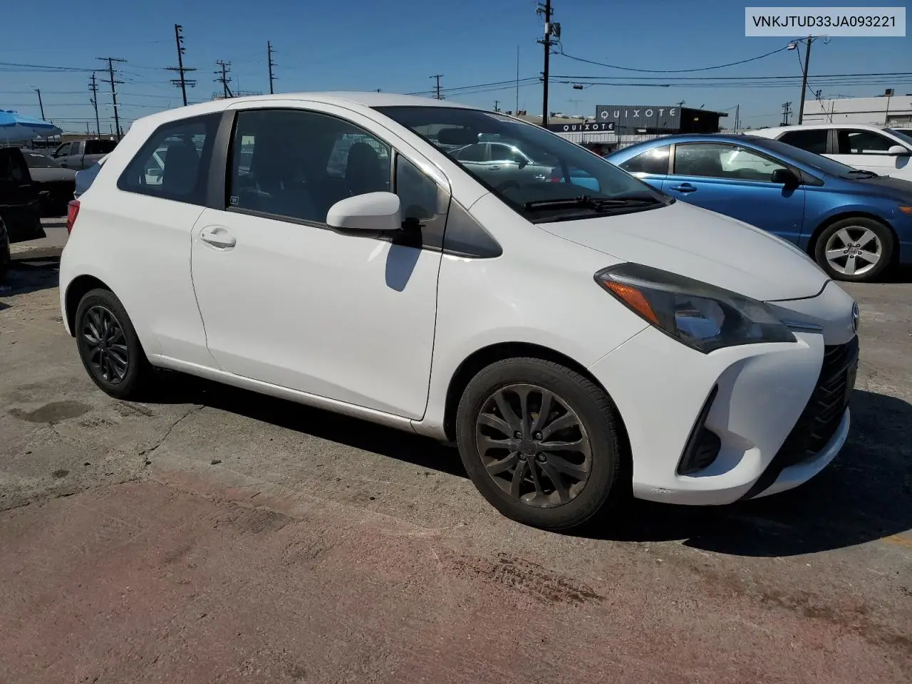 2018 Toyota Yaris L VIN: VNKJTUD33JA093221 Lot: 63084995