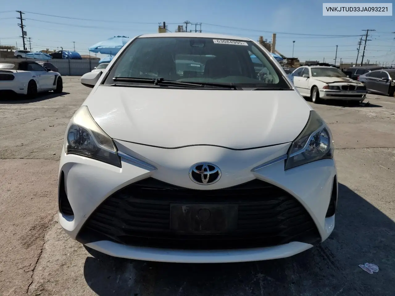 2018 Toyota Yaris L VIN: VNKJTUD33JA093221 Lot: 63084995