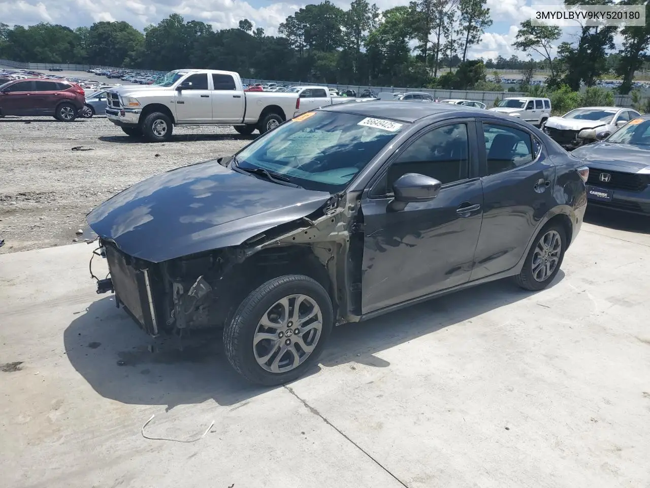 2019 Toyota Yaris L VIN: 3MYDLBYV9KY520180 Lot: 56649425