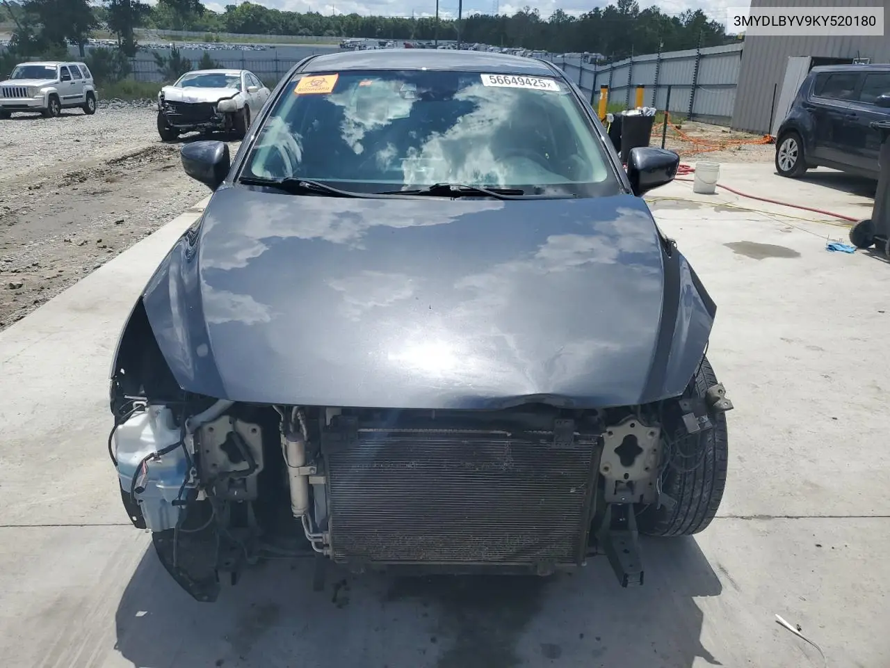 2019 Toyota Yaris L VIN: 3MYDLBYV9KY520180 Lot: 56649425