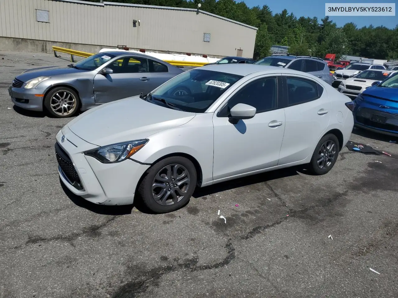 2019 Toyota Yaris L VIN: 3MYDLBYV5KY523612 Lot: 62820305
