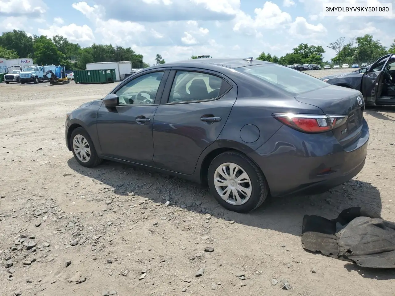 2019 Toyota Yaris L VIN: 3MYDLBYV9KY501080 Lot: 62848175