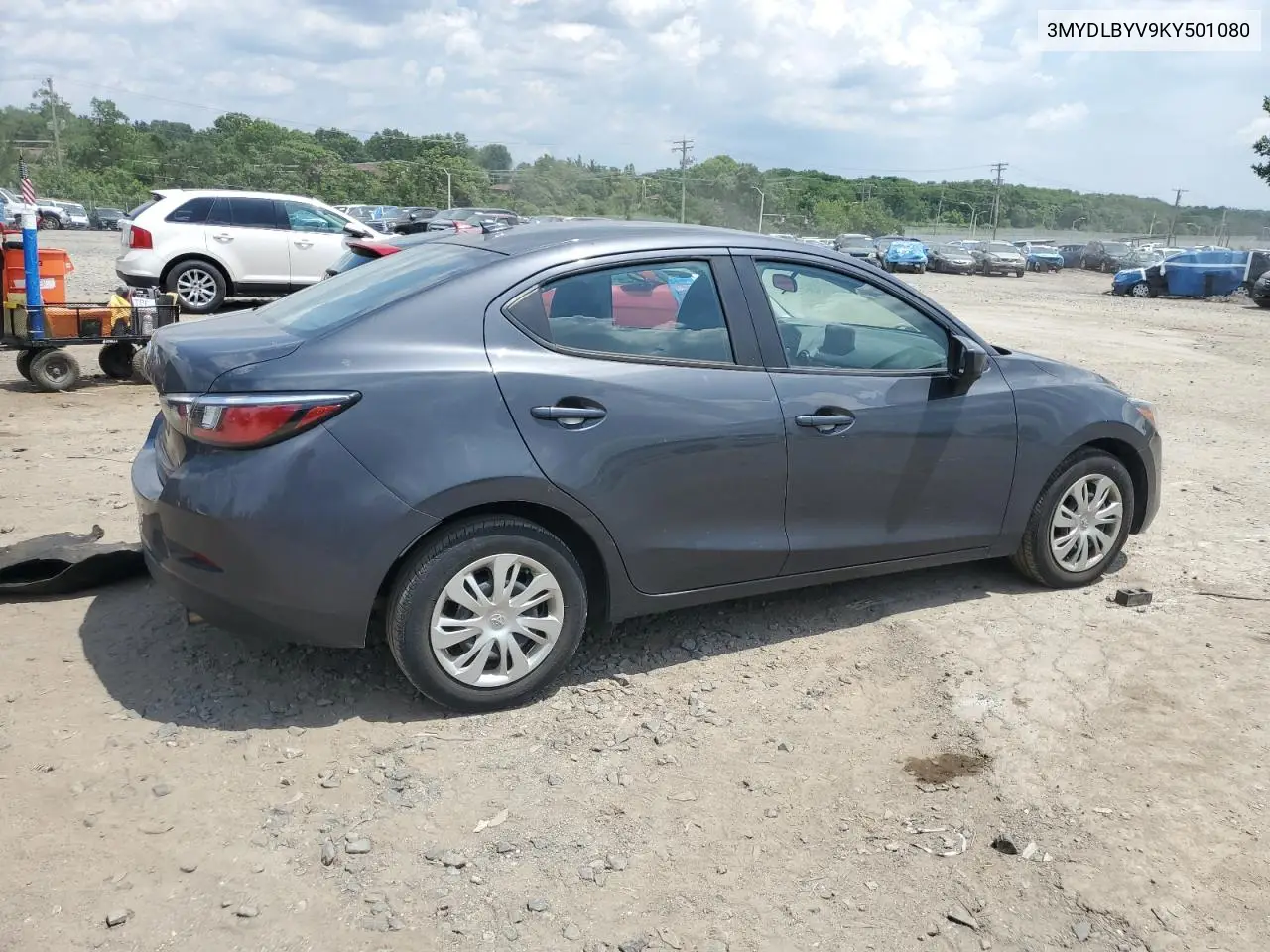 2019 Toyota Yaris L VIN: 3MYDLBYV9KY501080 Lot: 62848175