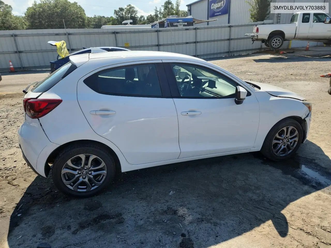 2020 Toyota Yaris Le VIN: 3MYDLBJV0LY703883 Lot: 62951275