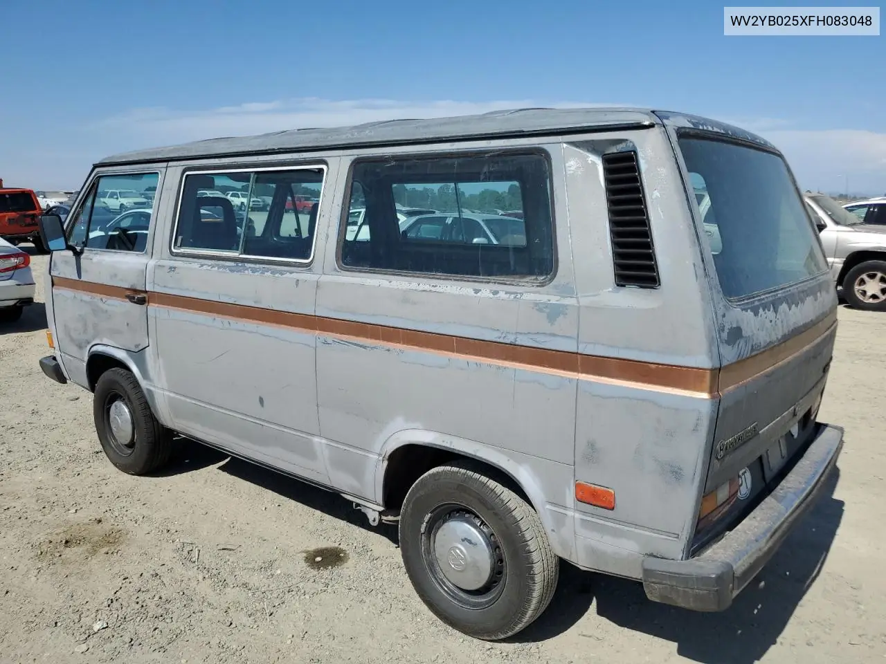 1985 Volkswagen Vanagon Bus VIN: WV2YB025XFH083048 Lot: 62905905