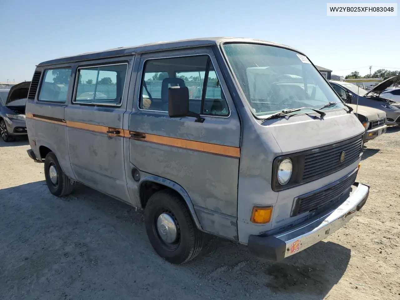 1985 Volkswagen Vanagon Bus VIN: WV2YB025XFH083048 Lot: 62905905