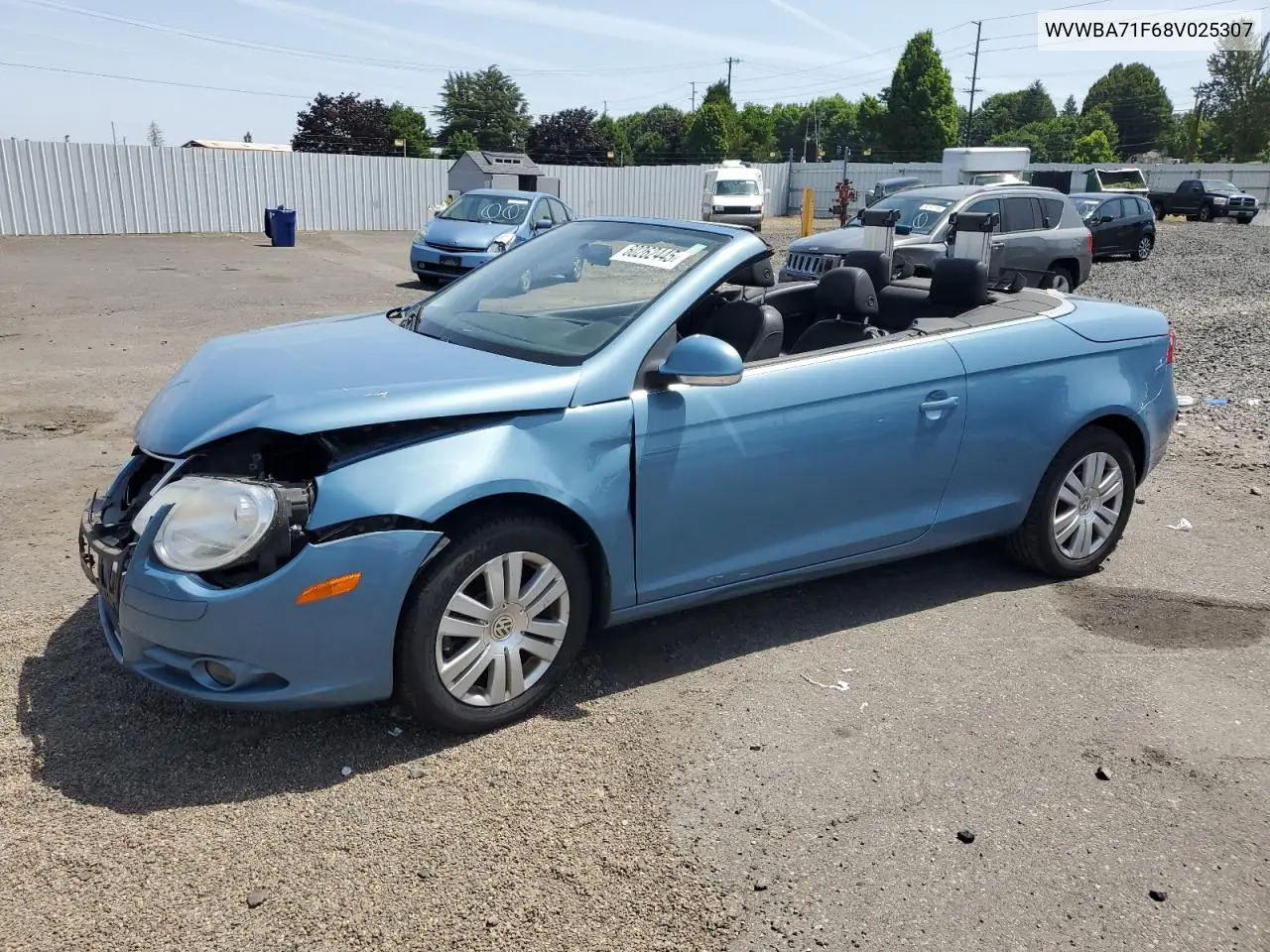 2008 Volkswagen Eos Turbo VIN: WVWBA71F68V025307 Lot: 60262445