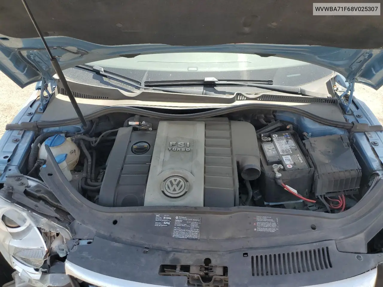 2008 Volkswagen Eos Turbo VIN: WVWBA71F68V025307 Lot: 60262445