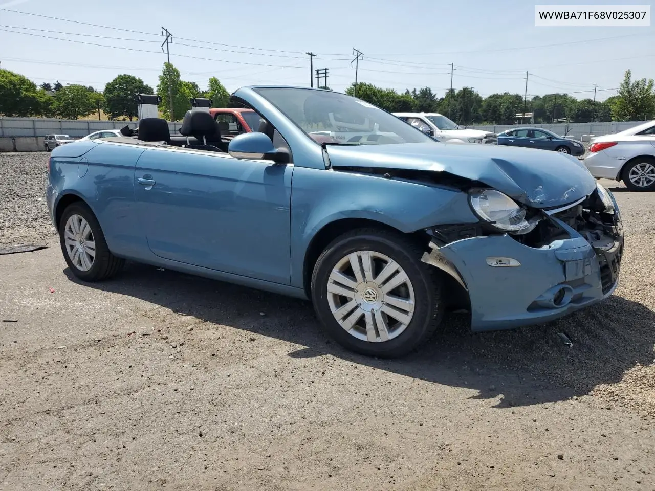 2008 Volkswagen Eos Turbo VIN: WVWBA71F68V025307 Lot: 60262445