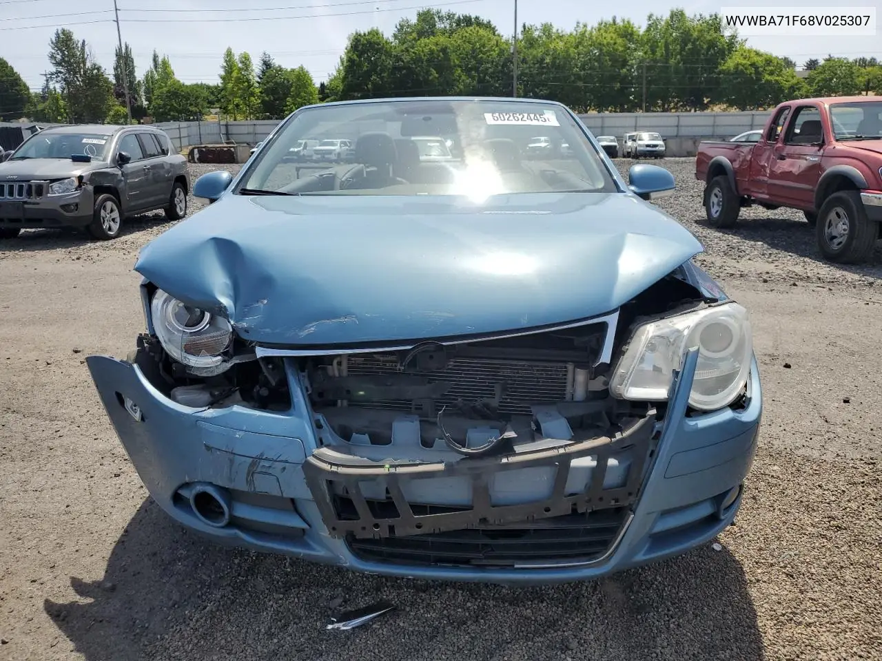 2008 Volkswagen Eos Turbo VIN: WVWBA71F68V025307 Lot: 60262445