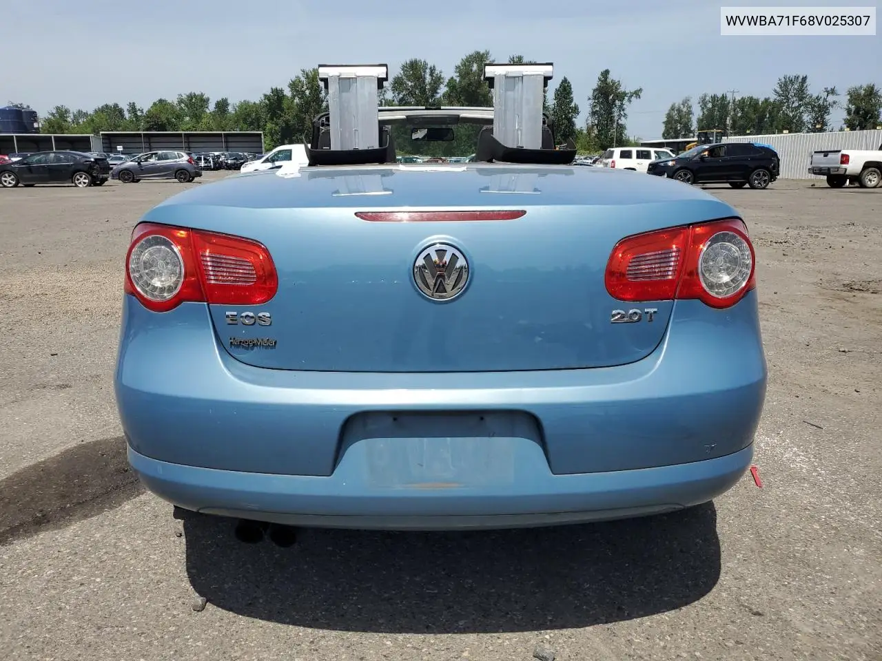 2008 Volkswagen Eos Turbo VIN: WVWBA71F68V025307 Lot: 60262445