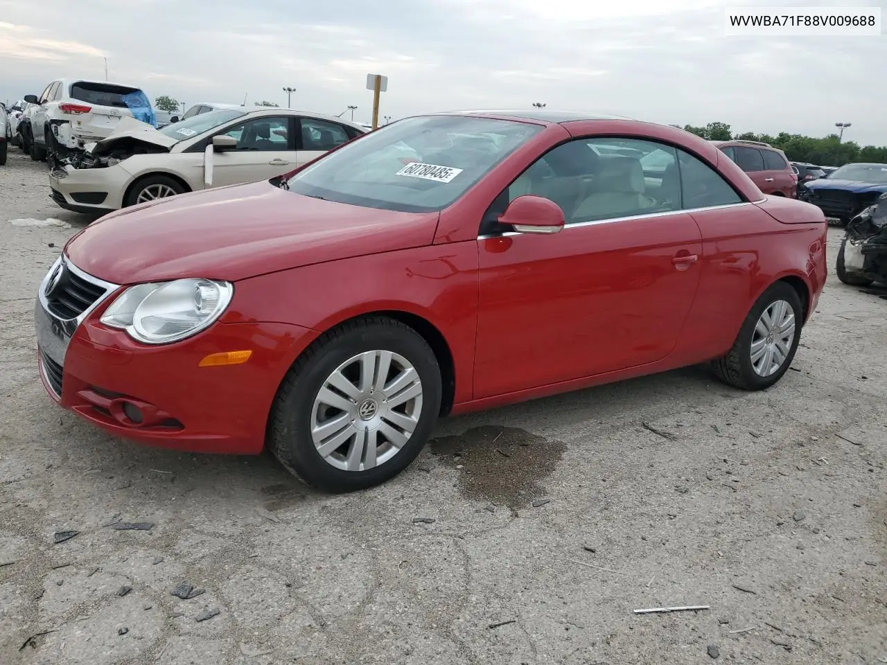2008 Volkswagen Eos Turbo VIN: WVWBA71F88V009688 Lot: 60780485