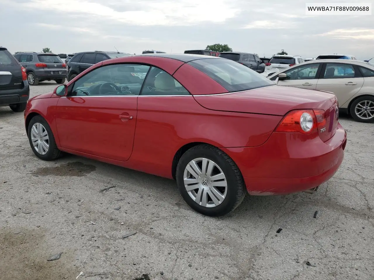 2008 Volkswagen Eos Turbo VIN: WVWBA71F88V009688 Lot: 60780485