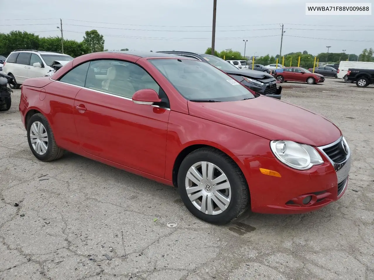 2008 Volkswagen Eos Turbo VIN: WVWBA71F88V009688 Lot: 60780485