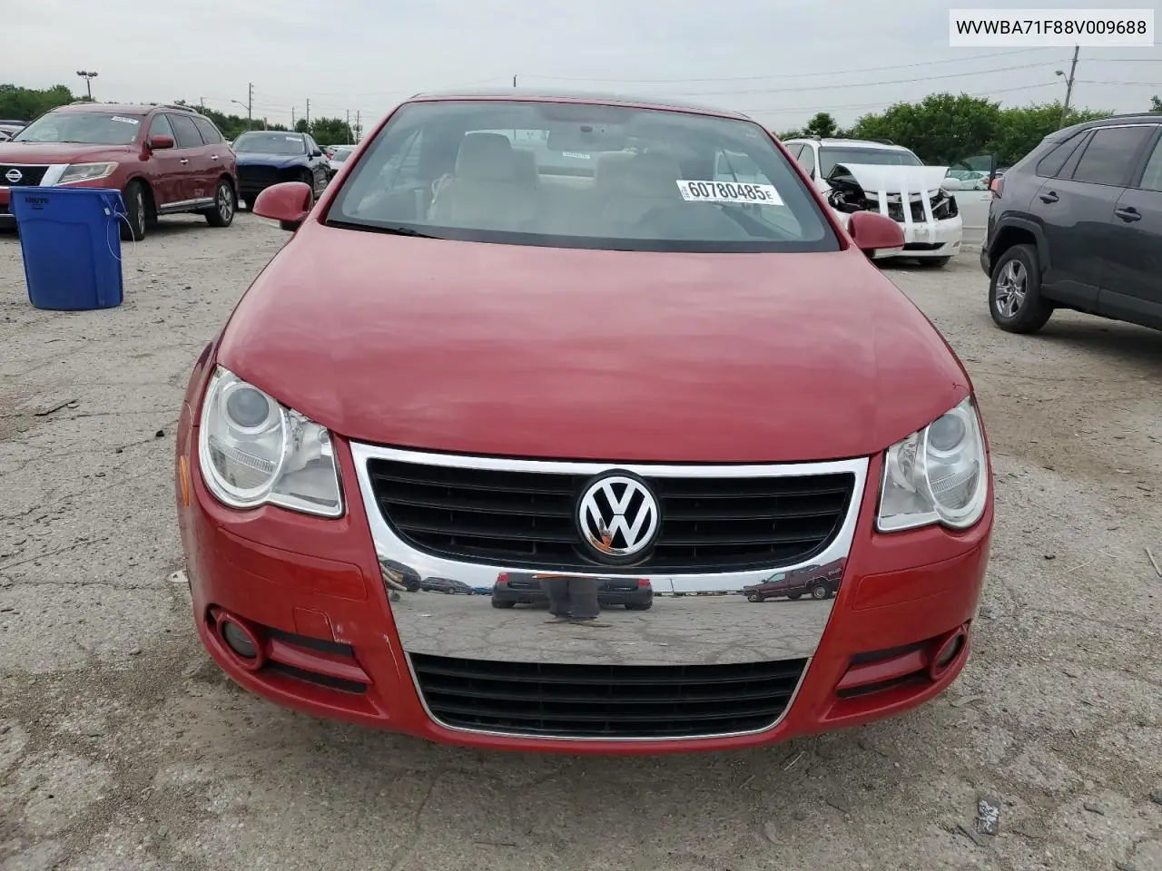 2008 Volkswagen Eos Turbo VIN: WVWBA71F88V009688 Lot: 60780485