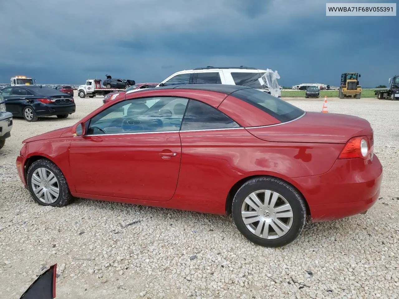 2008 Volkswagen Eos Turbo VIN: WVWBA71F68V055391 Lot: 63505355