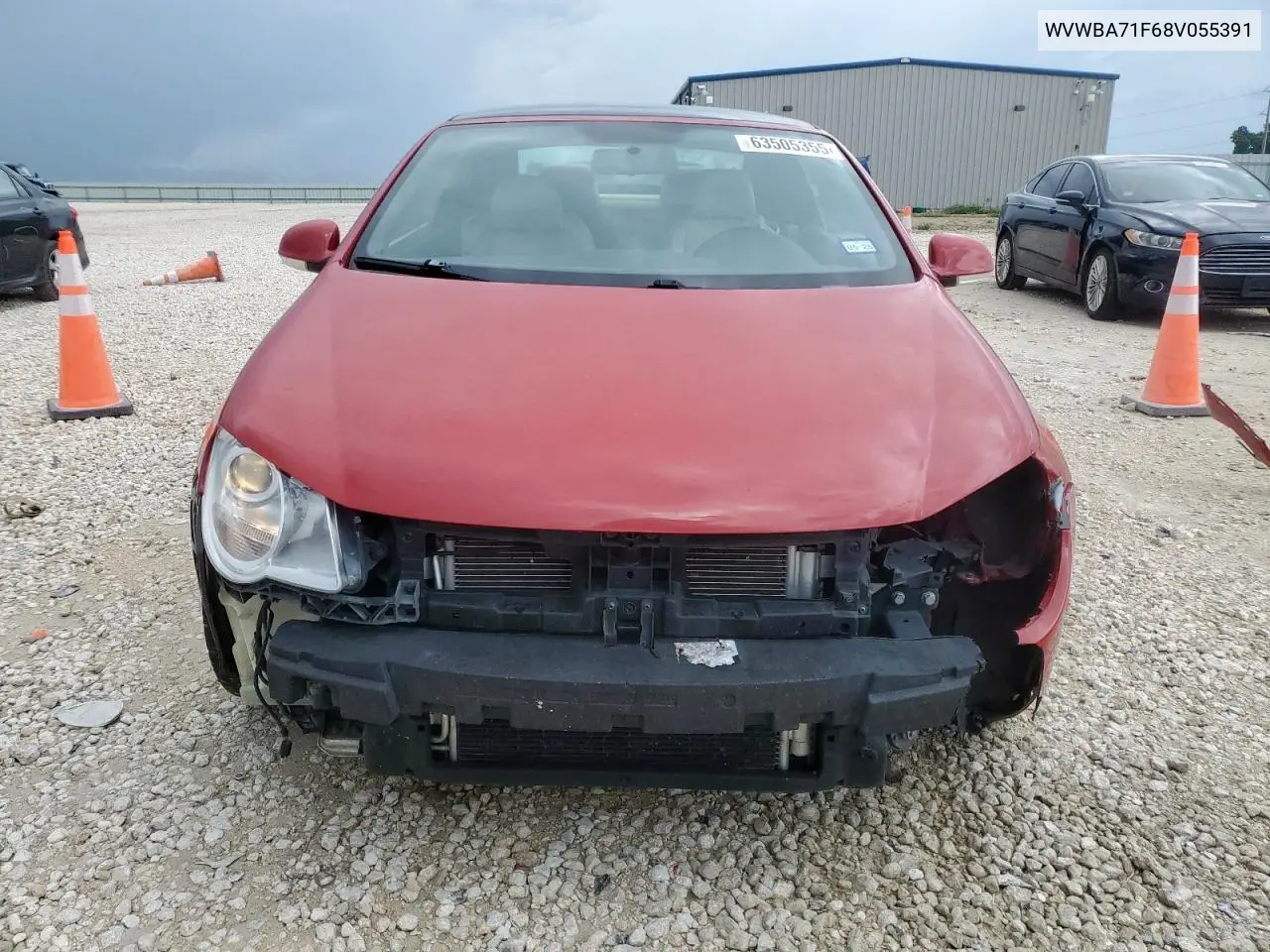 2008 Volkswagen Eos Turbo VIN: WVWBA71F68V055391 Lot: 63505355