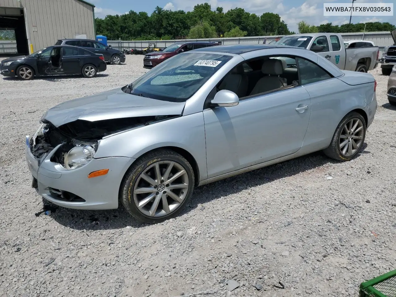 2008 Volkswagen Eos Turbo VIN: WVWBA71FX8V030543 Lot: 63740795
