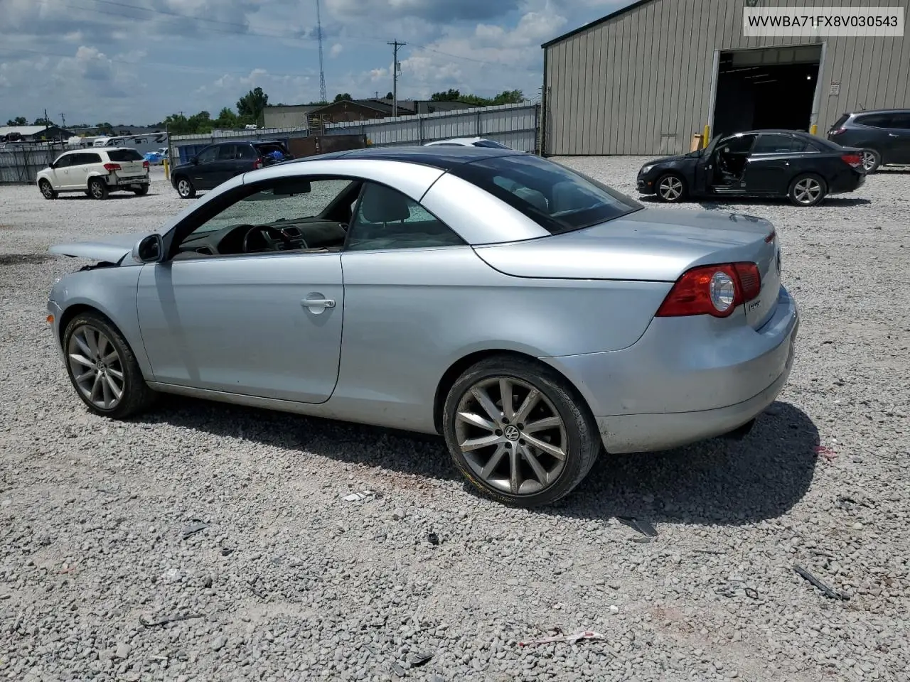 2008 Volkswagen Eos Turbo VIN: WVWBA71FX8V030543 Lot: 63740795
