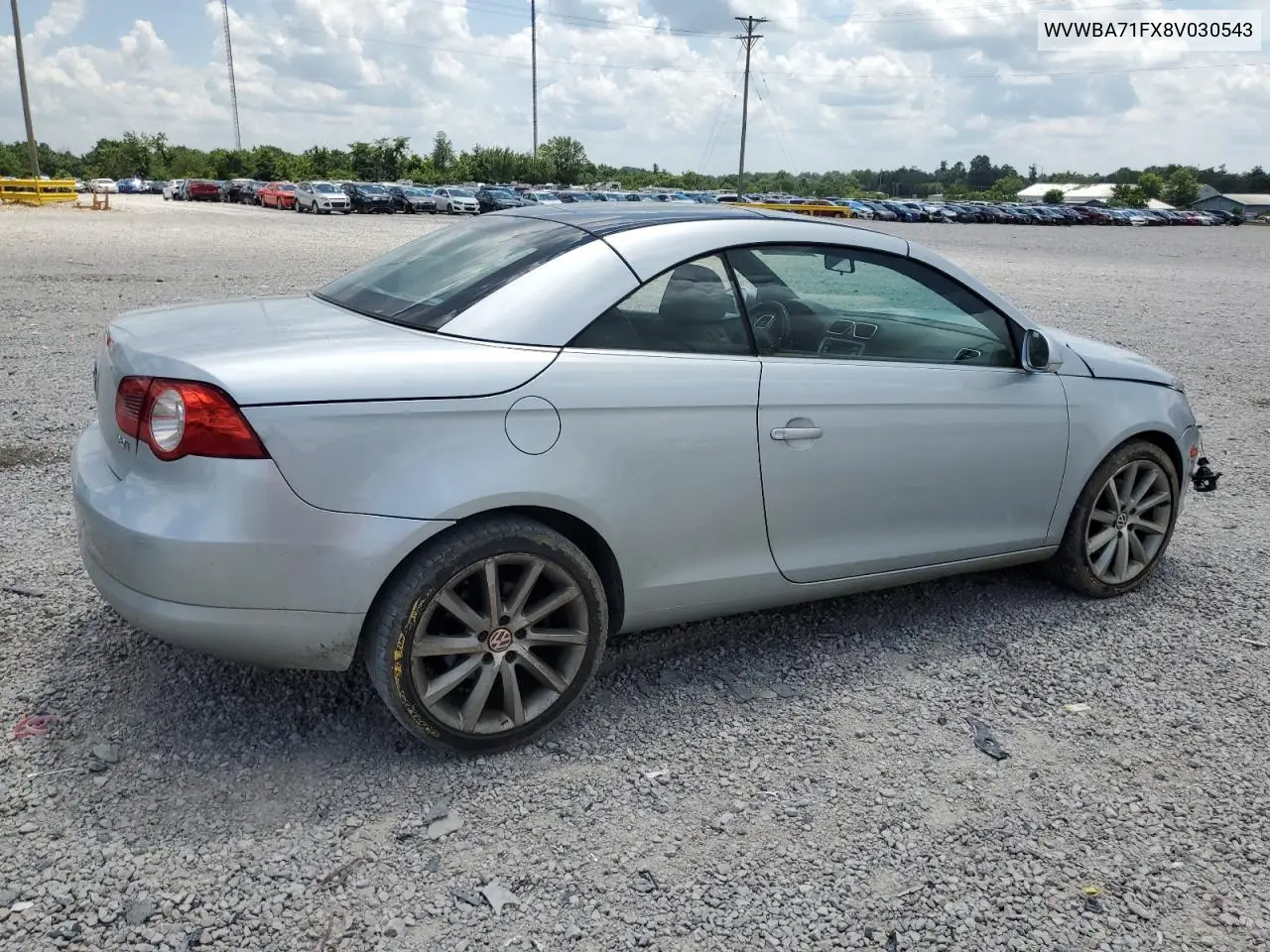 2008 Volkswagen Eos Turbo VIN: WVWBA71FX8V030543 Lot: 63740795