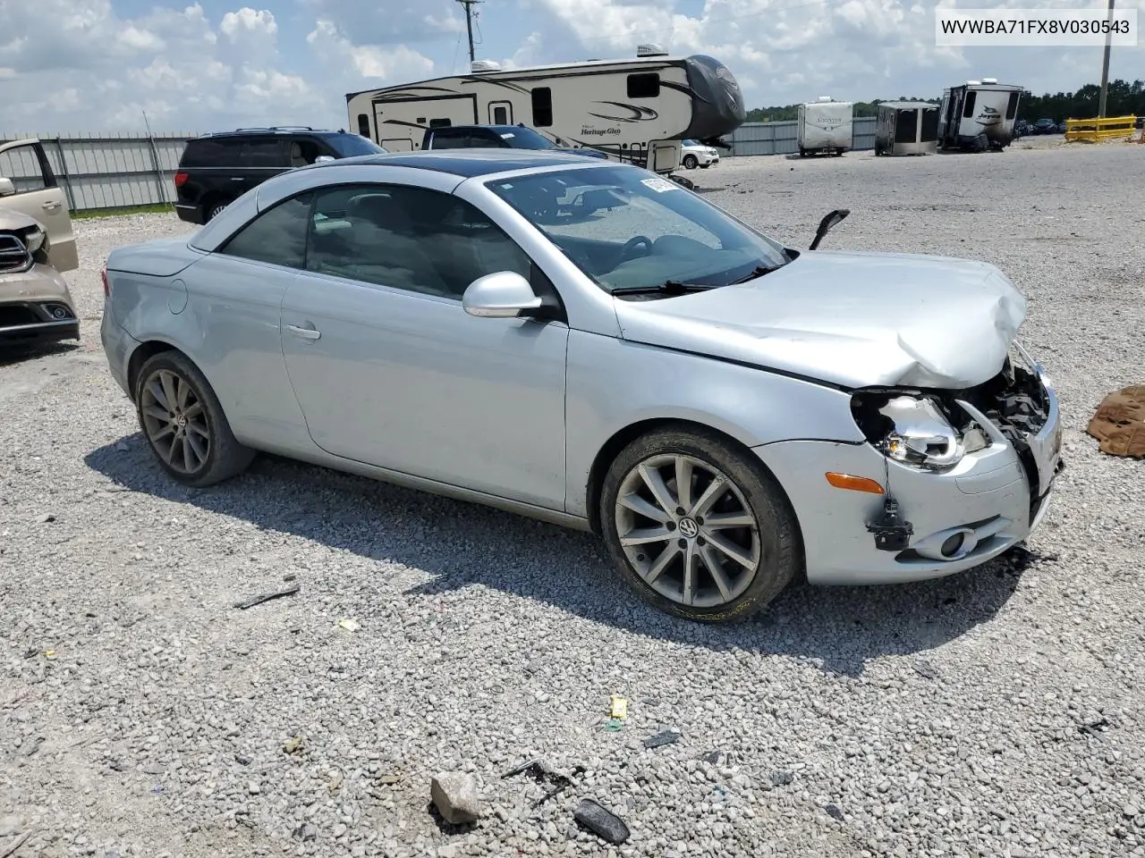2008 Volkswagen Eos Turbo VIN: WVWBA71FX8V030543 Lot: 63740795