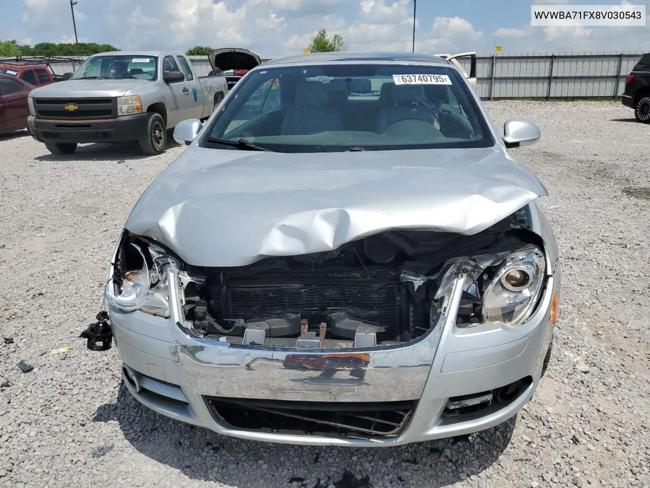 2008 Volkswagen Eos Turbo VIN: WVWBA71FX8V030543 Lot: 63740795