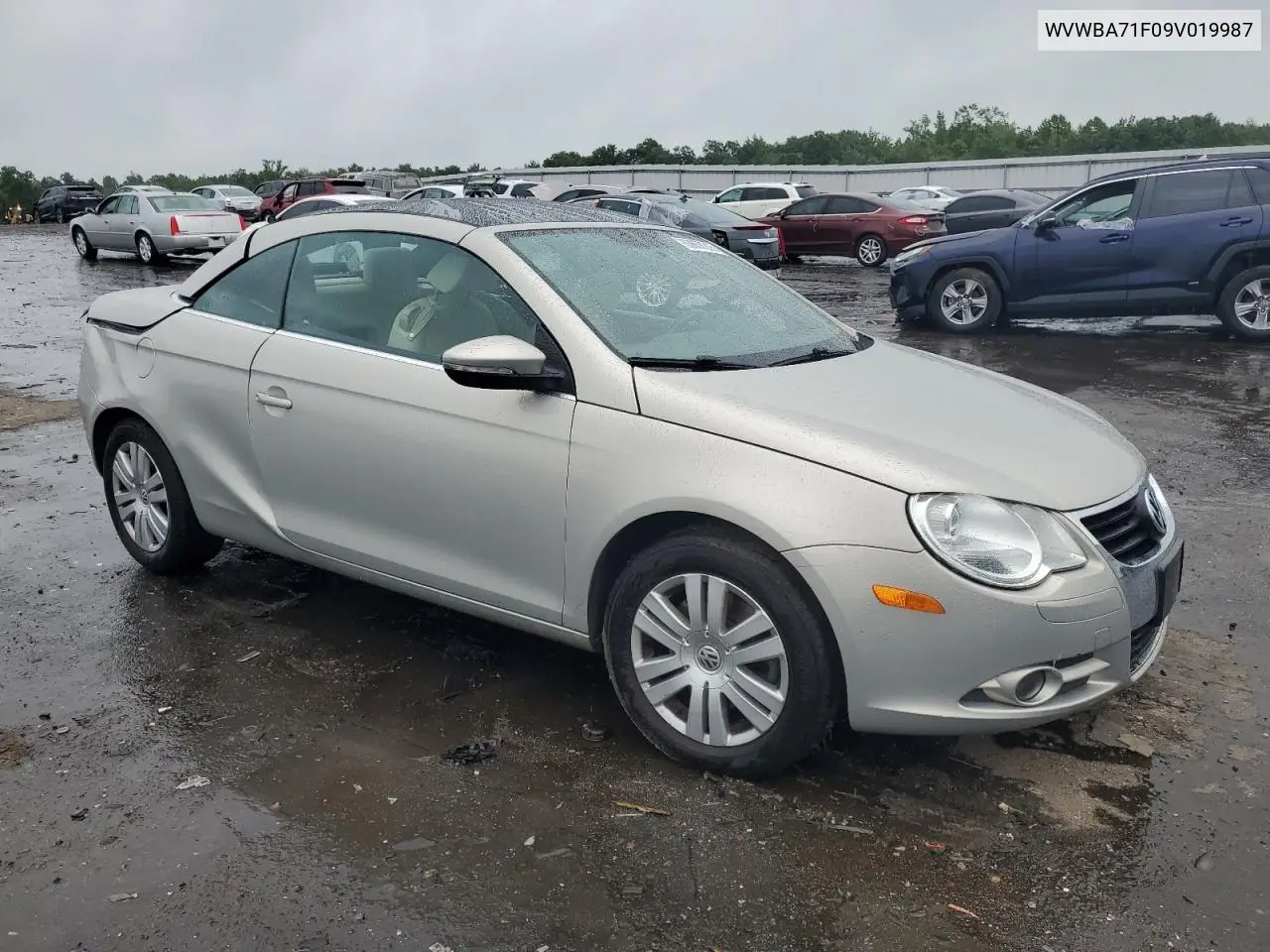 2009 Volkswagen Eos Turbo VIN: WVWBA71F09V019987 Lot: 63657215