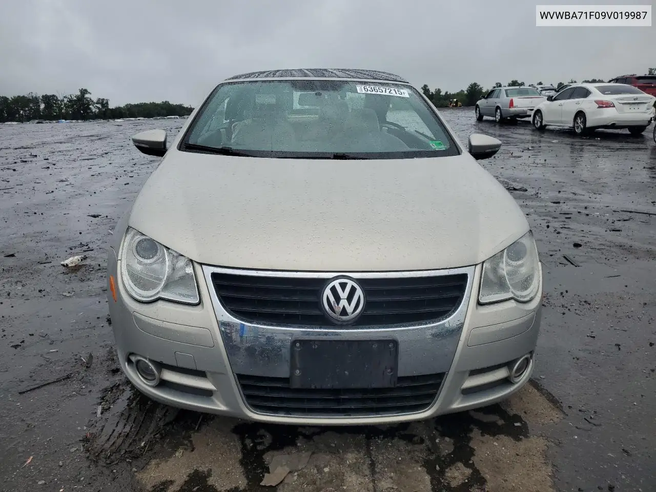 2009 Volkswagen Eos Turbo VIN: WVWBA71F09V019987 Lot: 63657215