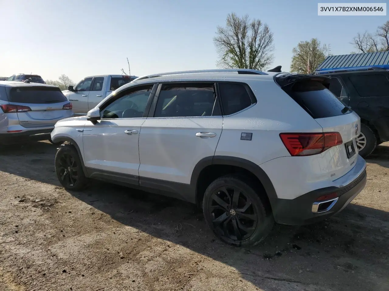 2022 Volkswagen Taos Sel VIN: 3VV1X7B2XNM006546 Lot: 51847165