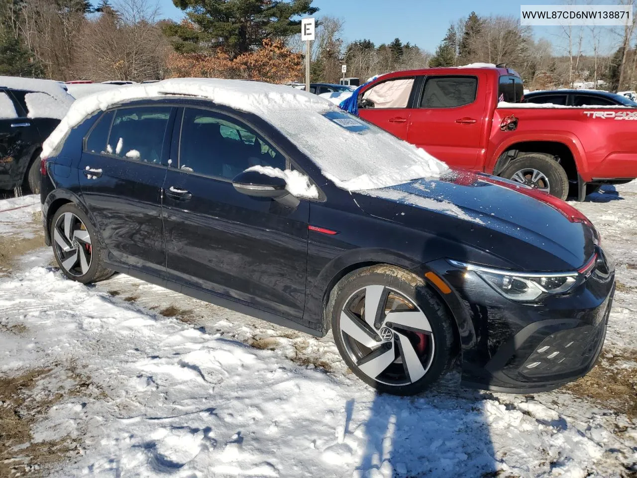2022 Volkswagen Gti Se VIN: WVWL87CD6NW138871 Lot: 88940585