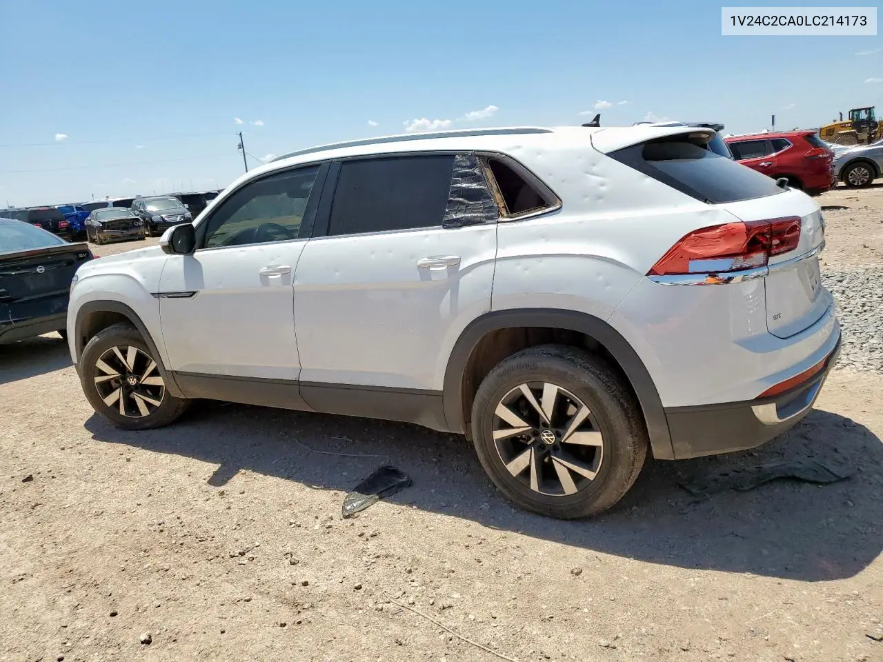 2020 Volkswagen Atlas Cross Sport Se VIN: 1V24C2CA0LC214173 Lot: 64494735