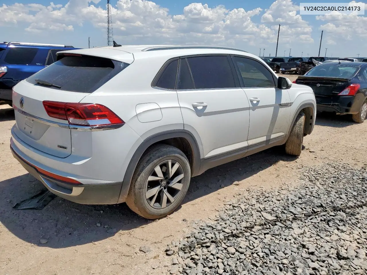 2020 Volkswagen Atlas Cross Sport Se VIN: 1V24C2CA0LC214173 Lot: 64494735