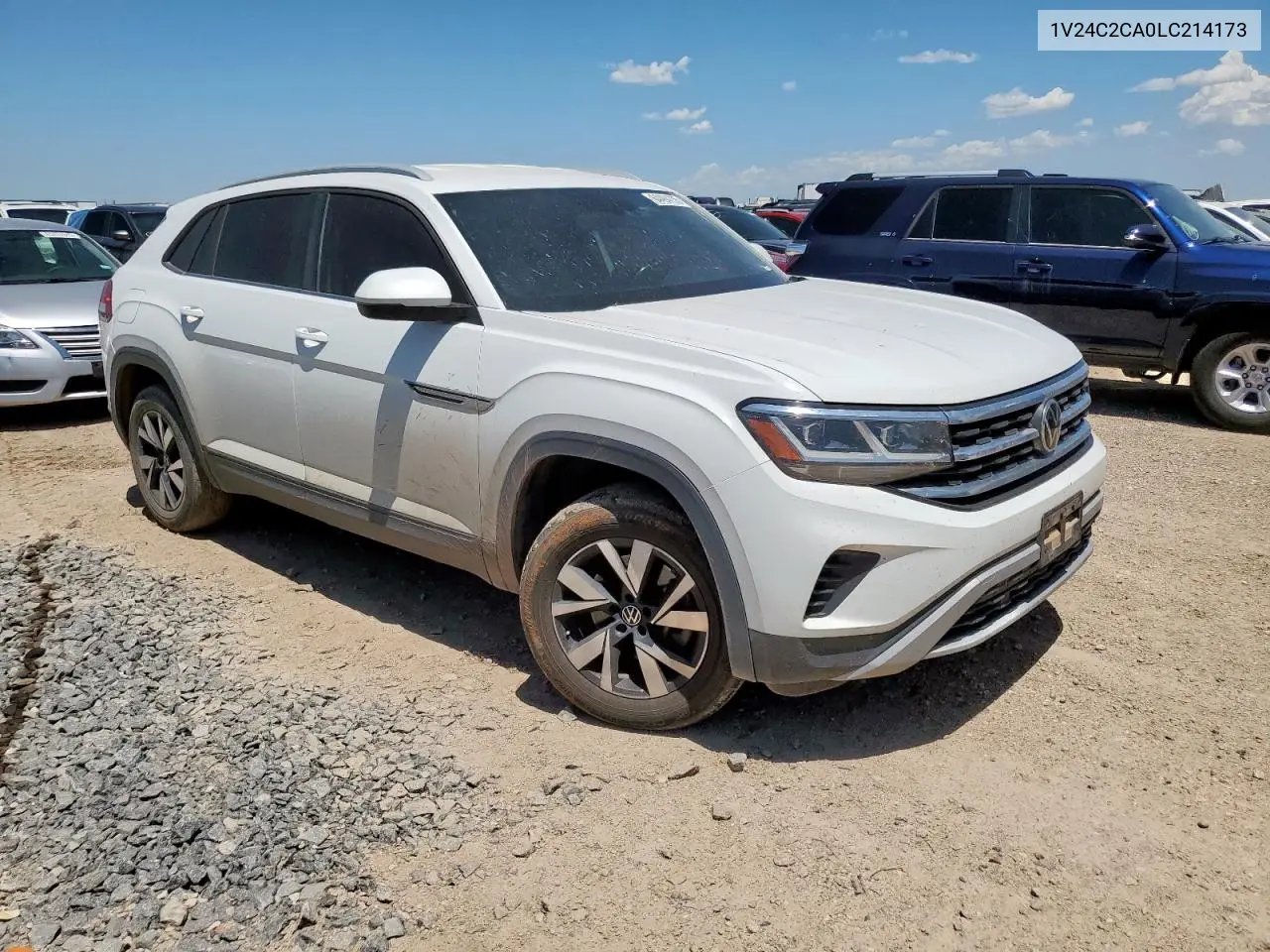 2020 Volkswagen Atlas Cross Sport Se VIN: 1V24C2CA0LC214173 Lot: 64494735