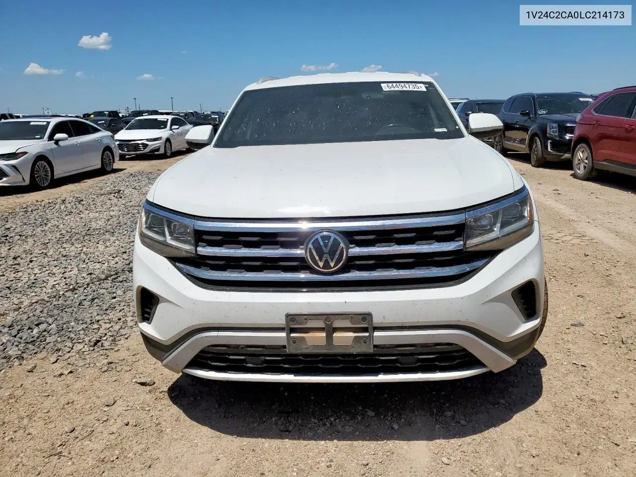 2020 Volkswagen Atlas Cross Sport Se VIN: 1V24C2CA0LC214173 Lot: 64494735