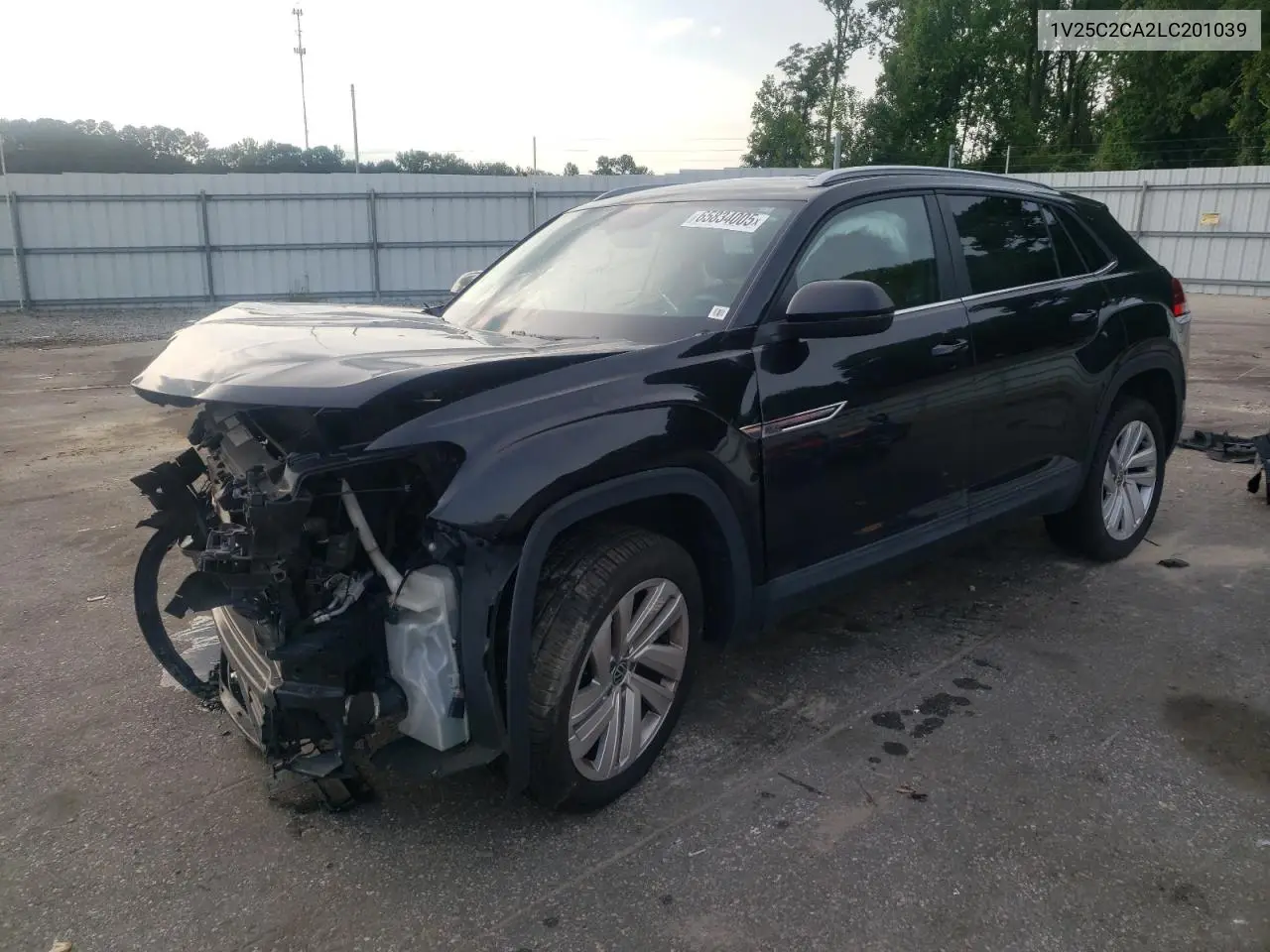 2020 Volkswagen Atlas Cross Sport Se VIN: 1V25C2CA2LC201039 Lot: 65834005
