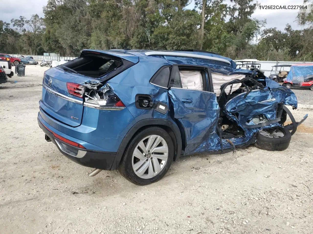 2020 Volkswagen Atlas Cross Sport Se VIN: 1V26E2CA4LC227964 Lot: 87414544