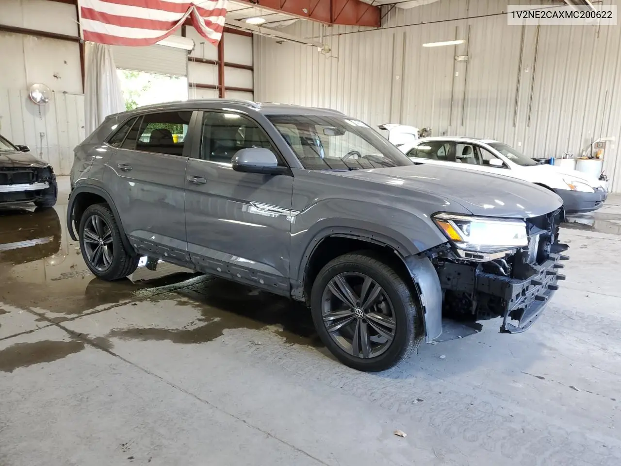 2021 Volkswagen Atlas Cross Sport Se VIN: 1V2NE2CAXMC200622 Lot: 64722105