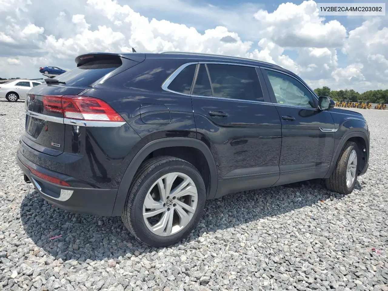2021 Volkswagen Atlas Cross Sport Sel VIN: 1V2BE2CA4MC203082 Lot: 66008525