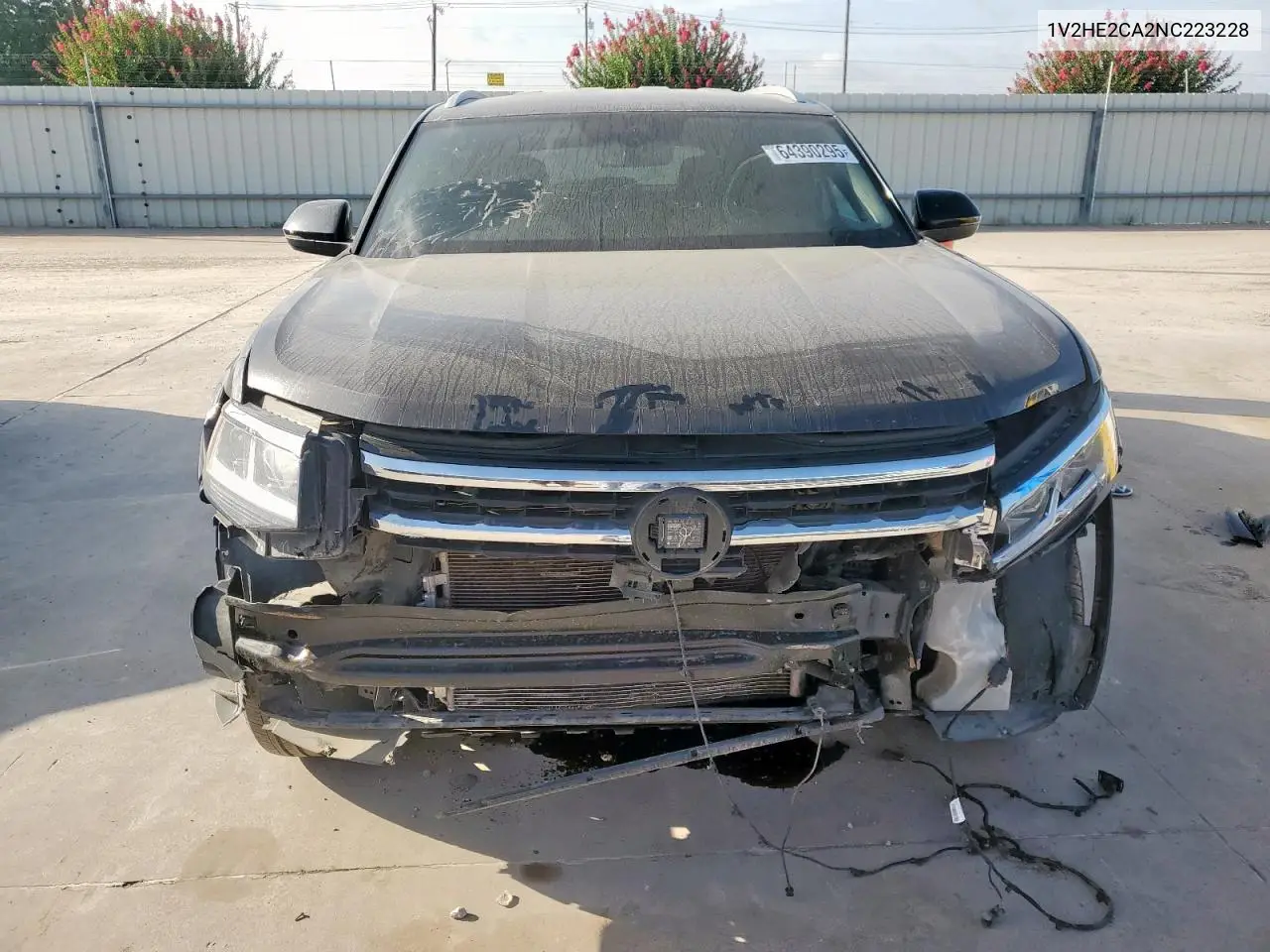 2022 Volkswagen Atlas Cross Sport Se VIN: 1V2HE2CA2NC223228 Lot: 64390295