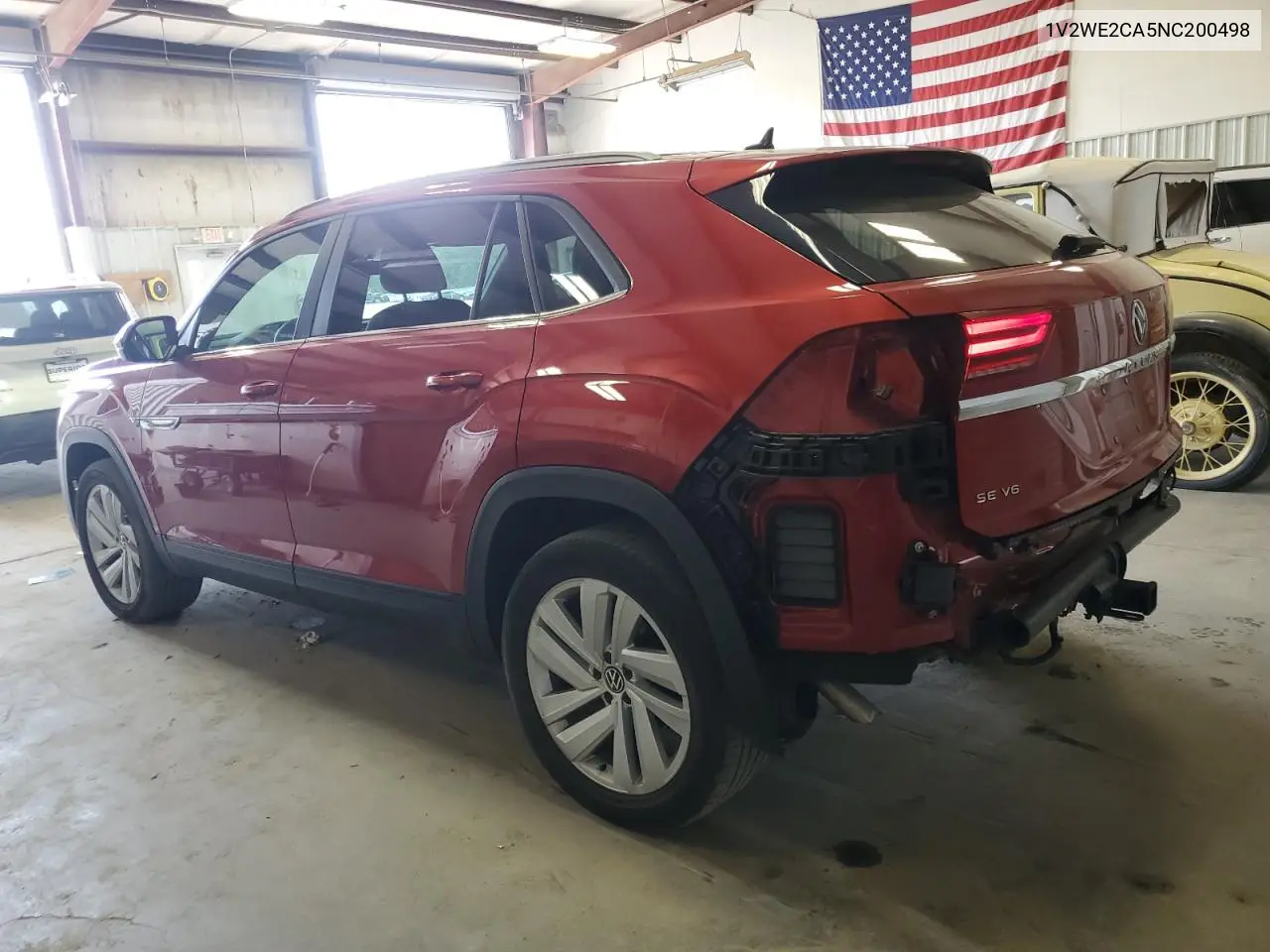 2022 Volkswagen Atlas Cross Sport Se VIN: 1V2WE2CA5NC200498 Lot: 65157115