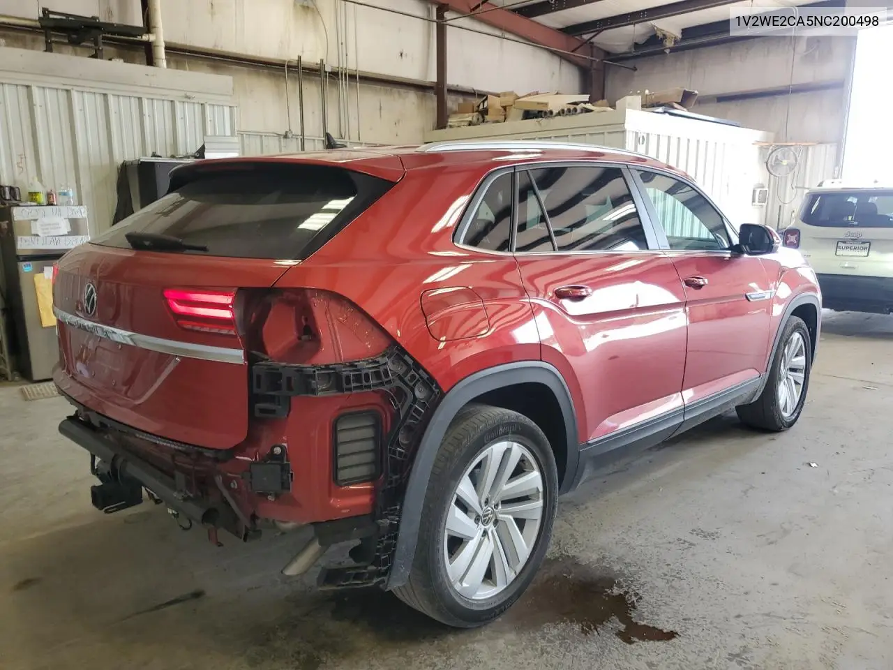 2022 Volkswagen Atlas Cross Sport Se VIN: 1V2WE2CA5NC200498 Lot: 65157115